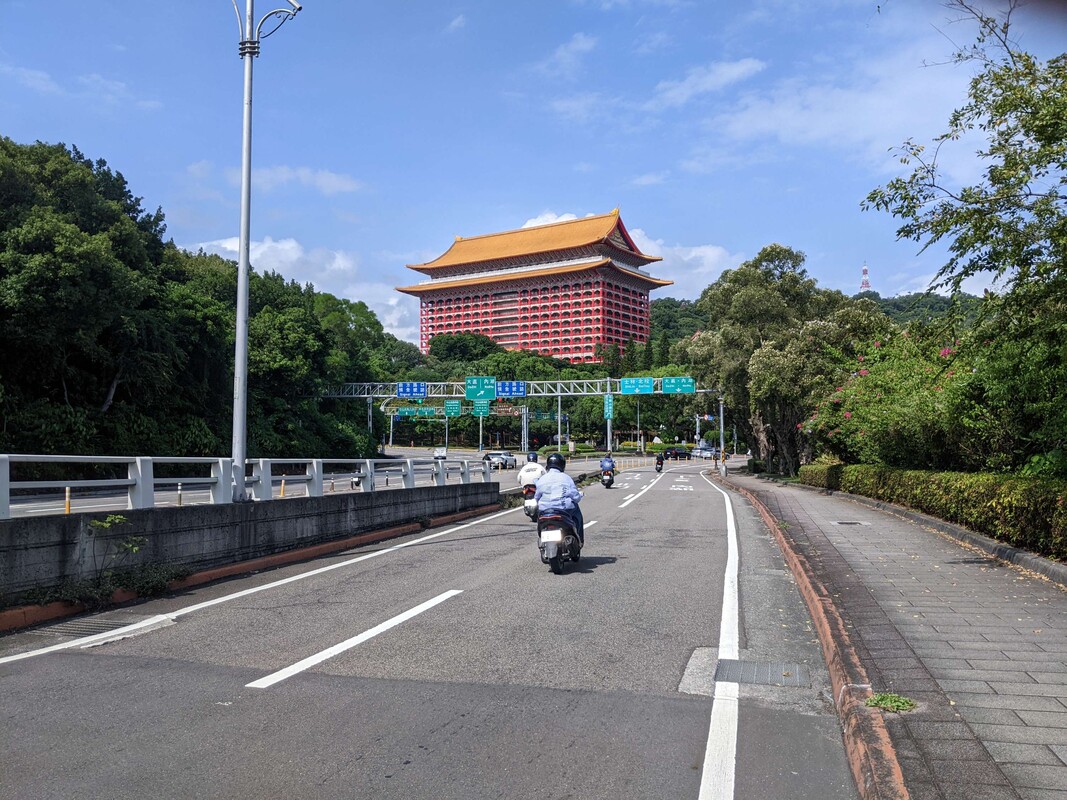 What looks like an ancient temple is actually a modern hotel.